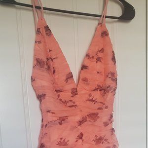 NEW, Pink, CORAL, PARTY DRESS
